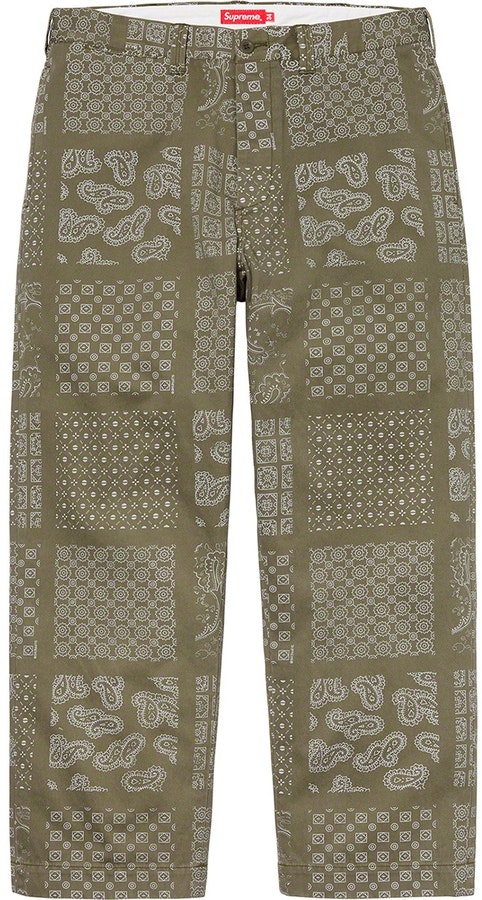 supreme-paisley-grid-chino-pant-olive