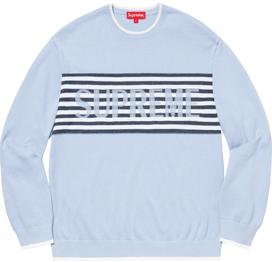 supreme-chest-stripe-sweater-light-blue