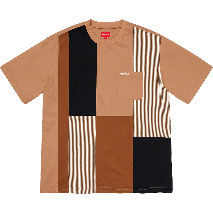 メンズsupreme patchwork pocket tee light brown - Tシャツ ...