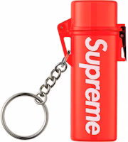Supreme Waterproof Lighter Case Keychain Red Supreme Waterproof Lighter Case Keychain Red
