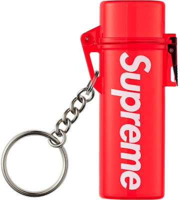 Supreme Waterproof Lighter Case Keychain Red Buy Supreme Waterproof Lighter Case Keychain Red