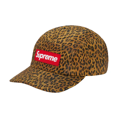 Supreme Barbour Waxed Cotton Camp Cap Leopard