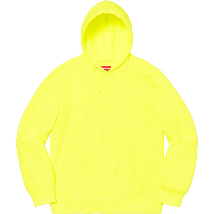 Supreme Overdyed Hooded Sweatshirt (SS20) Bright Yellow - Novelship