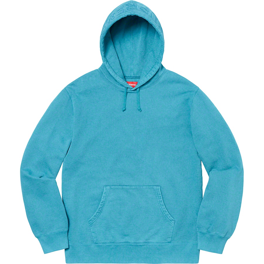 Supreme Overdyed Hooded Sweatshirt (SS20) Bright Blue