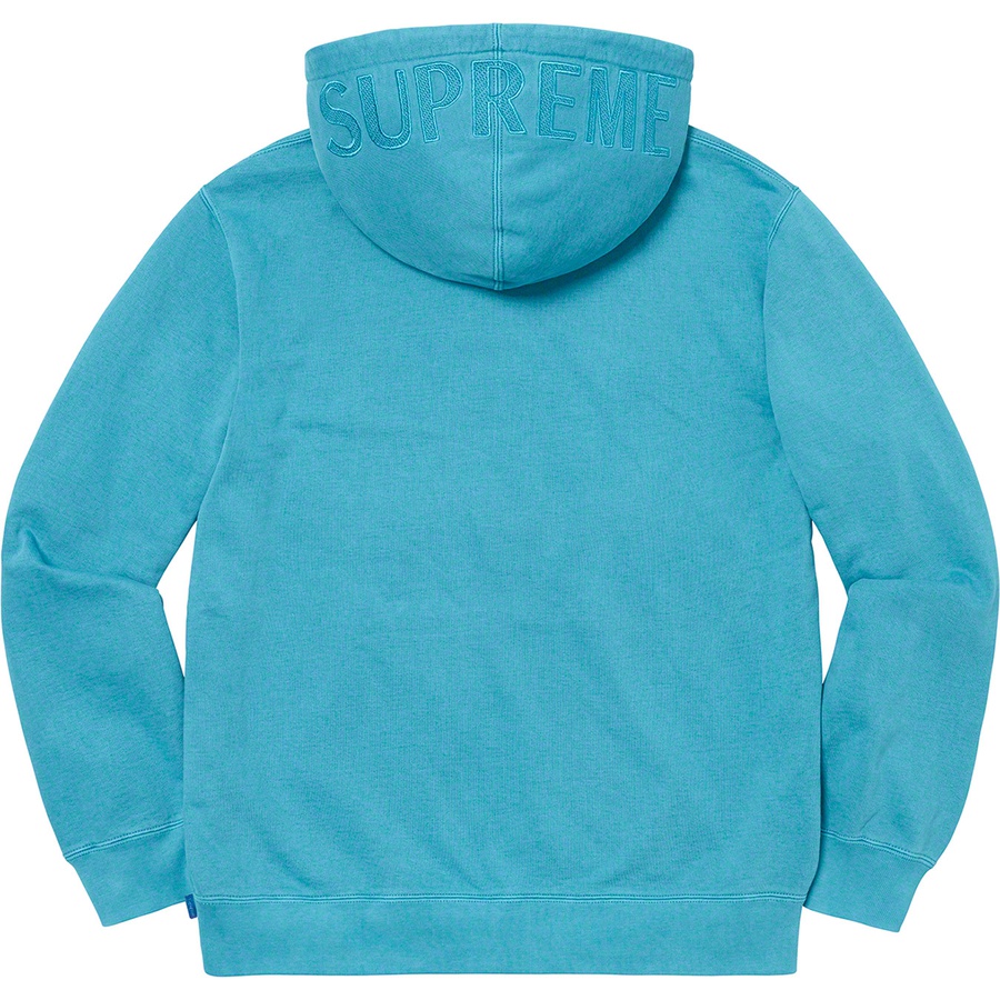 Supreme Overdyed Hooded Sweatshirt (SS20) Bright Blue - Novelship