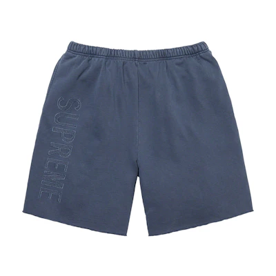 Supreme Overdyed Sweatshort Navy