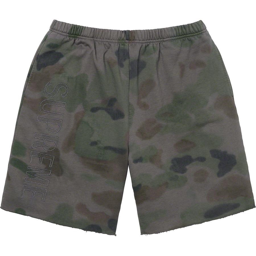 パンツSupreme Overded Sweatshort Painted Camo - ショートパンツ