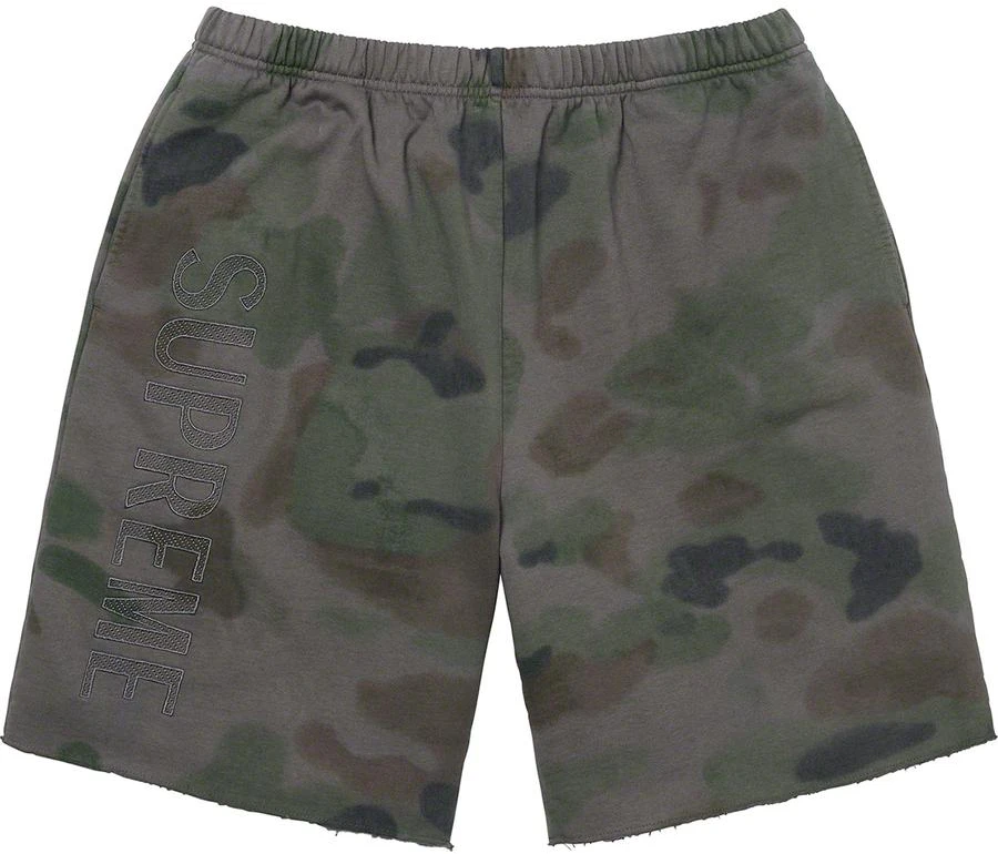 supreme-overdyed-sweatshort-black-painted-camo