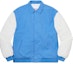 Order Jaket Varsity Supreme Twill Biru Muda