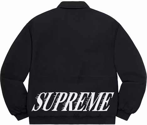 Jaket Varsity Supreme Twill Hitam Buy Jaket Varsity Supreme Twill Hitam