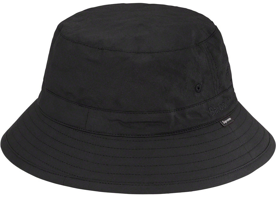 supreme-barbour-waxed-cotton-crusher-black