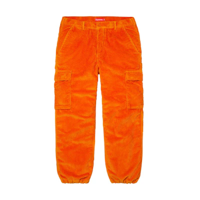 Supreme Wide Wale Corduroy Cargo Pant Orange