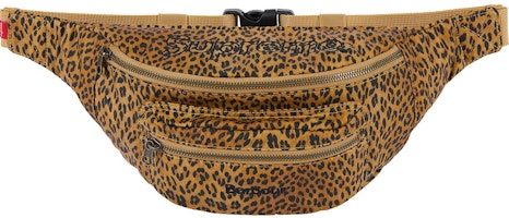 Supreme Barbour Waxed Cotton Waist Bag Leopard Supreme Barbour Waxed Cotton Waist Bag Leopard