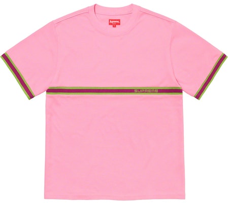 Supreme Knit Stripe S/S Top (SS20) Pink Buy Supreme Knit Stripe S/S Top (SS20) Pink