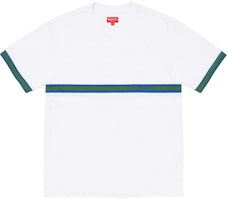 Supreme Knit Stripe S/S Top (SS20) White