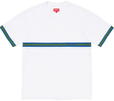 Supreme针织条纹短袖上衣 (SS20) 白色 Buy Supreme针织条纹短袖上衣 (SS20) 白色