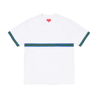 Supreme Knit Stripe S/S Top (SS20) White