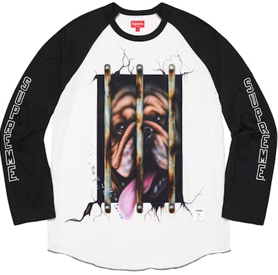 Supreme Dog Raglan L/S Top Black Buy Supreme Dog Raglan L/S Top Black
