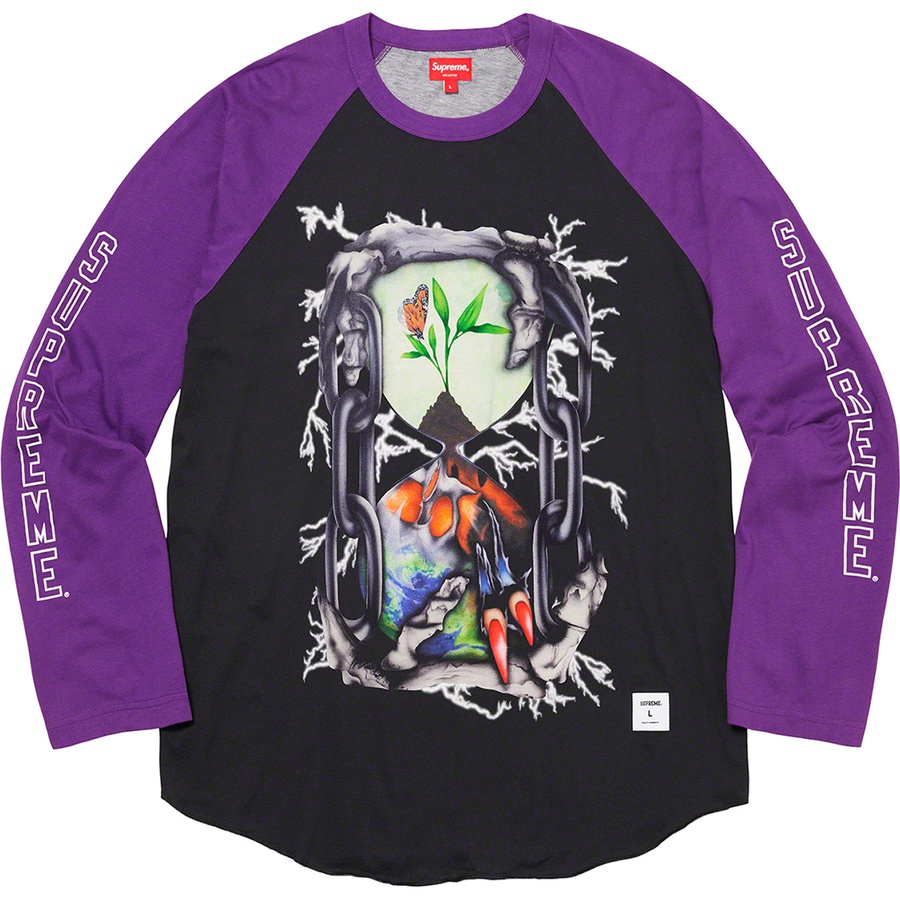 Supreme Hourglass Raglan L/S Top Purple - Novelship