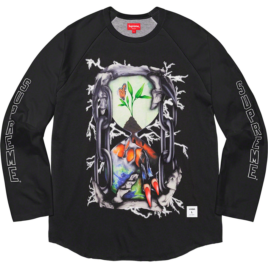 Buy Supreme Hourglass Raglan Baju Lengan Panjang Hitam