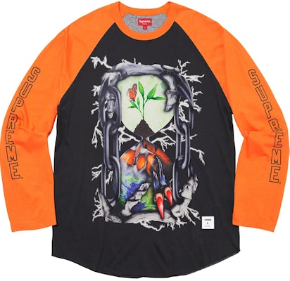 Supreme 沙漏款式長袖橙色上衣 Buy Supreme 沙漏款式長袖橙色上衣