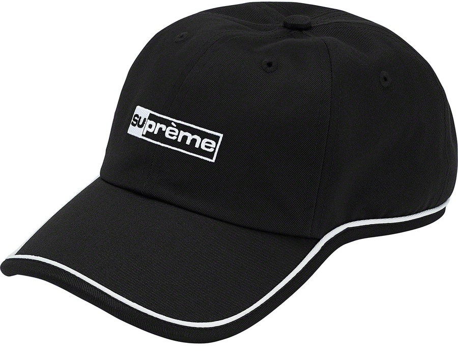 supreme-piping-6-panel-black