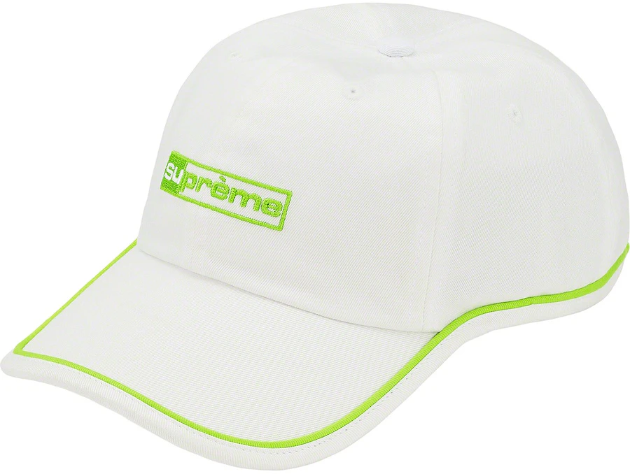 supreme-piping-6-panel-white