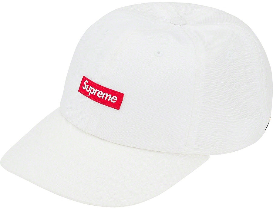 supreme-cordura-small-box-6-panel-white