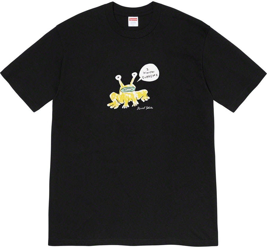 supreme-daniel-johnston-frog-tee-black