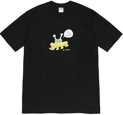Supreme Daniel Johnston Frog Tee Hitam Buy Supreme Daniel Johnston Frog Tee Hitam