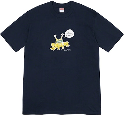 Supreme Daniel Johnston Frog Tee Navy Buy Supreme Daniel Johnston Frog Tee Navy