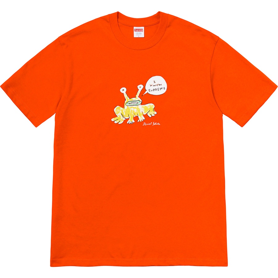 Supreme Daniel Johnston Frog Tee Orange - Novelship