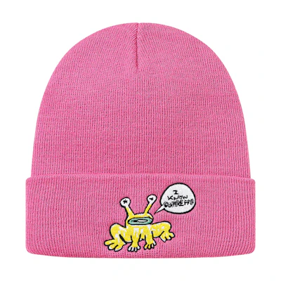 Supreme Daniel Johnston Beanie Fuchsia
