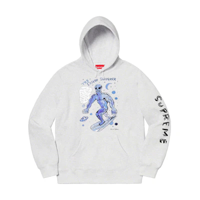 Supreme Daniel Johnston Hooded Sweatshirt Ash Grey