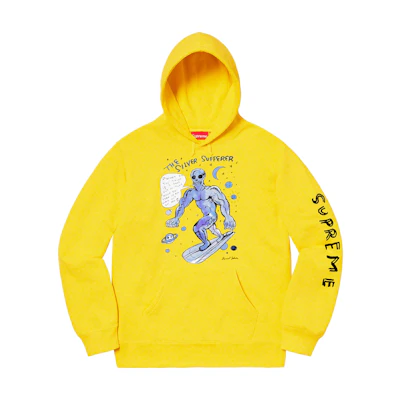 Supreme Daniel Johnston Hooded Sweatshirt Lemon