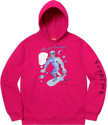 Supreme Daniel Johnston Hooded Sweatshirt Fuchsia Buy Supreme Daniel Johnston Hooded Sweatshirt Fuchsia