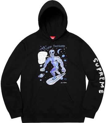 Supreme Daniel Johnston Hoodie Hitam Buy Supreme Daniel Johnston Hoodie Hitam