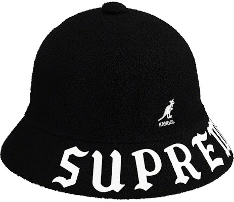 Supreme Kangol Bermuda Casual Hat Black Buy Supreme Kangol Bermuda Casual Hat Black