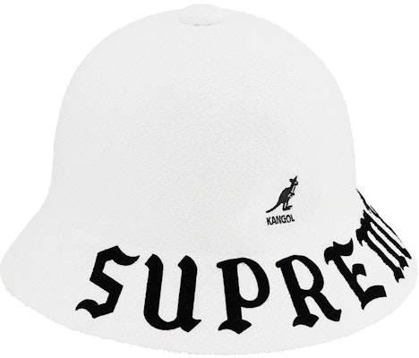 Supreme Kangol Bermuda Casual Hat White - Main Image