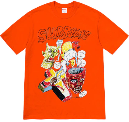 Supreme Daniel Johnston Kaos Orange Buy Supreme Daniel Johnston Kaos Orange