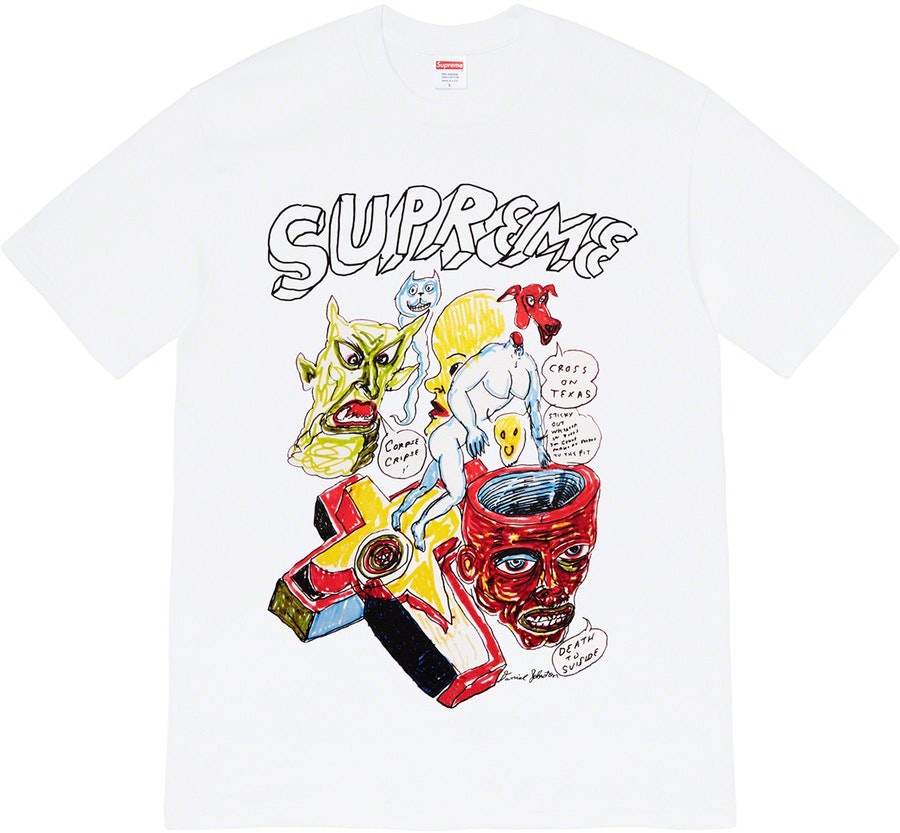 supreme-daniel-johnston-tee-white