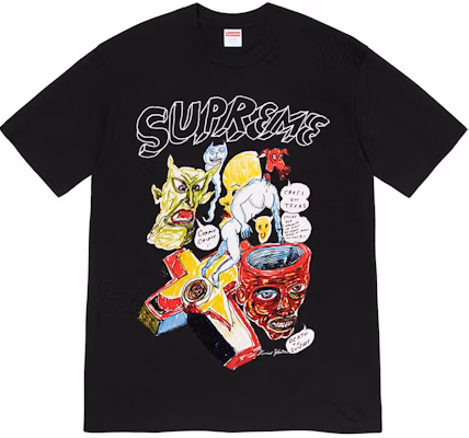 Supreme Daniel Johnston Tee Black Buy Supreme Daniel Johnston Tee Black