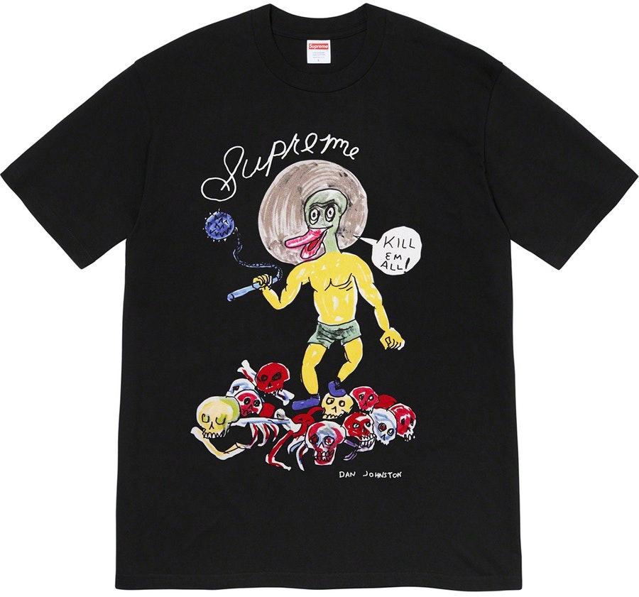 supreme-daniel-johnston-kill-em-all-tee-black