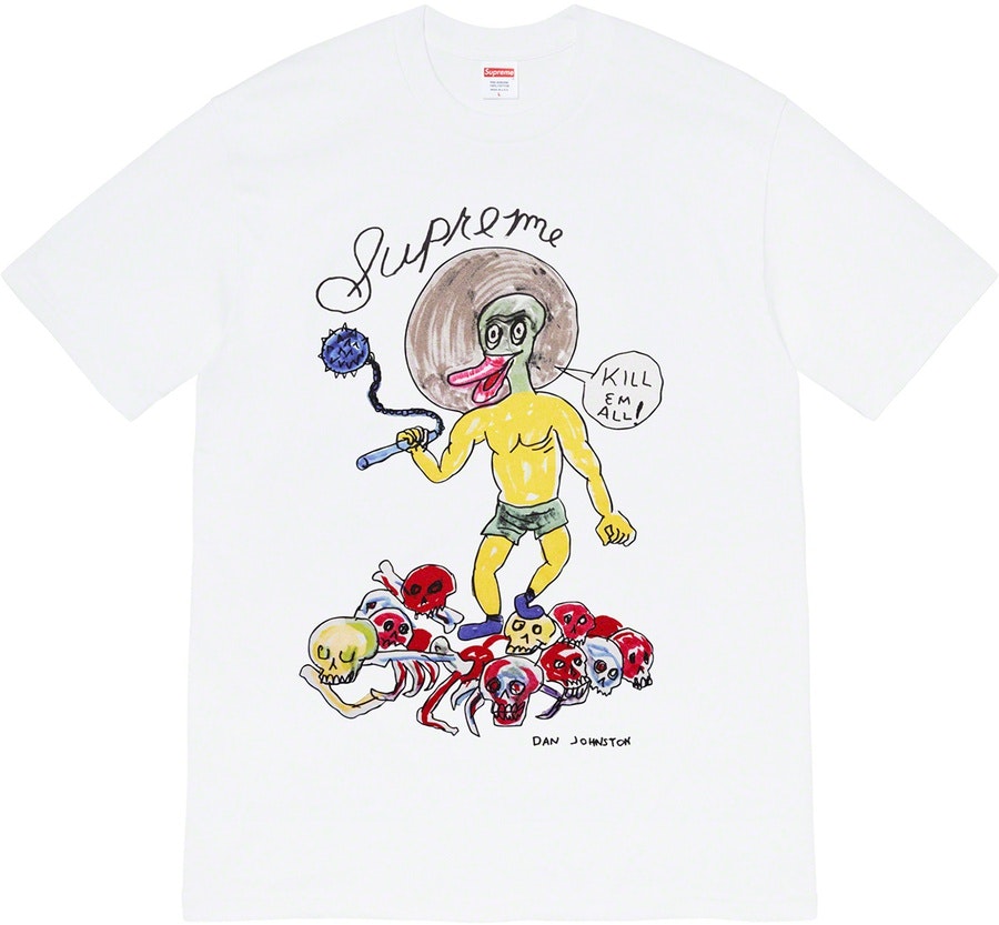 supreme-daniel-johnston-kill-em-all-tee-white
