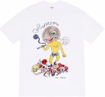 Supreme Daniel Johnston Kill Em All Tee White Supreme Daniel Johnston Kill Em All Tee White