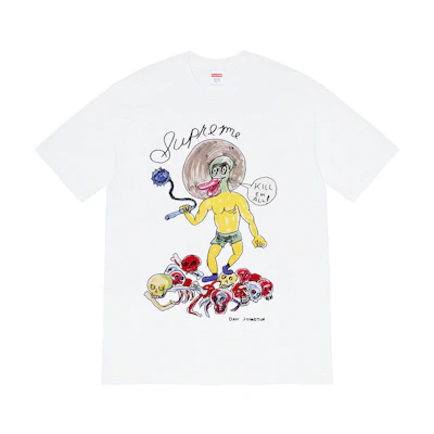Supreme Daniel Johnston Kill Em All Tee White