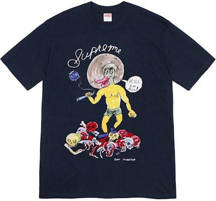 Supreme Daniel Johnston Kill Em All Kaos Navy Buy Supreme Daniel Johnston Kill Em All Kaos Navy