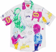 Supreme Daniel Johnston Rayon S/S Shirt White Supreme Daniel Johnston Rayon S/S Shirt White