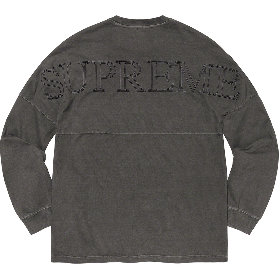 Supreme Overdyed L/S Top Black - Novelship