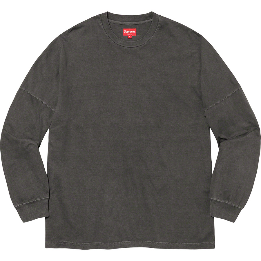 Supreme Overdyed L/S Top Black - Novelship